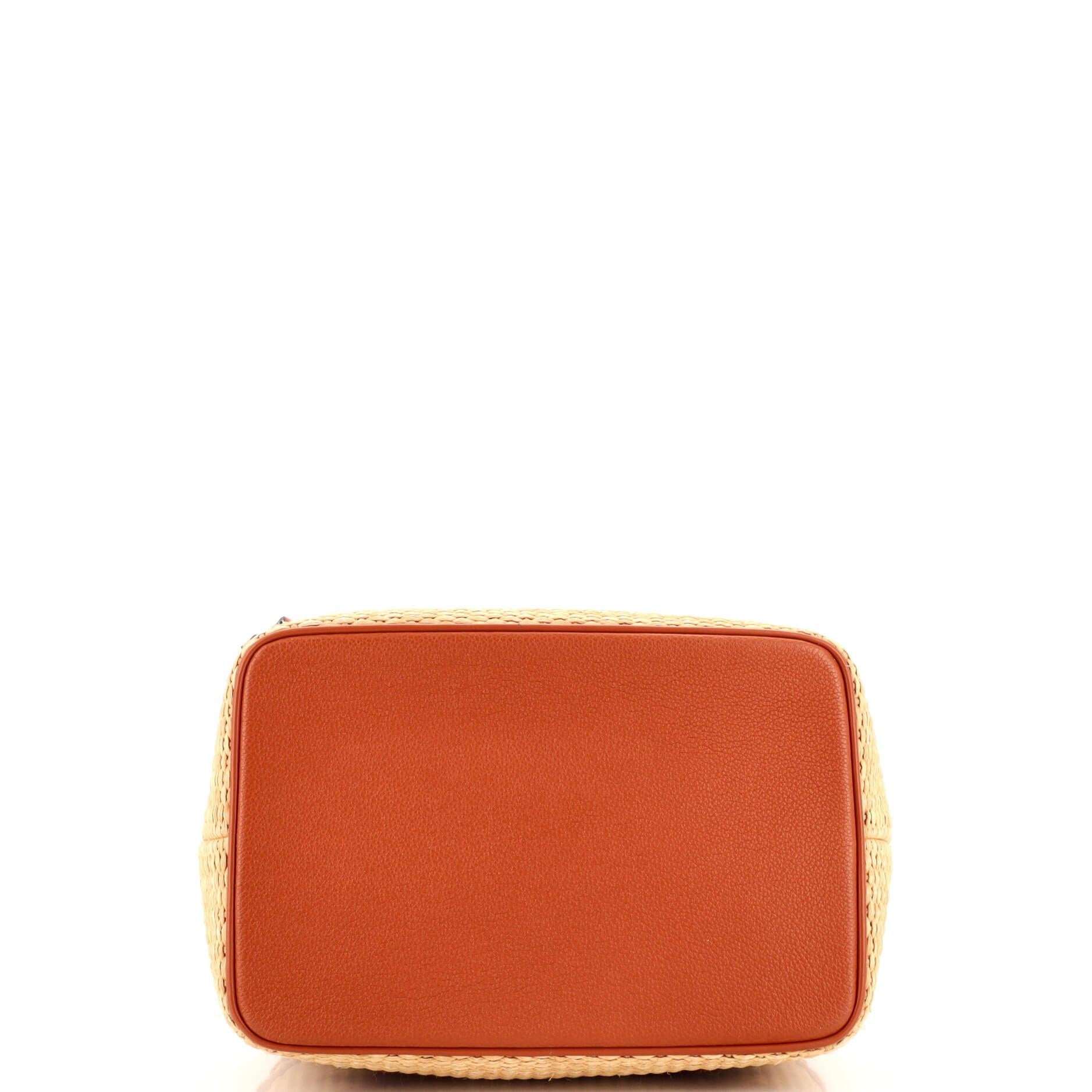 Women's Louis Vuitton NeoNoe Handbag Monogram Raffia MM
