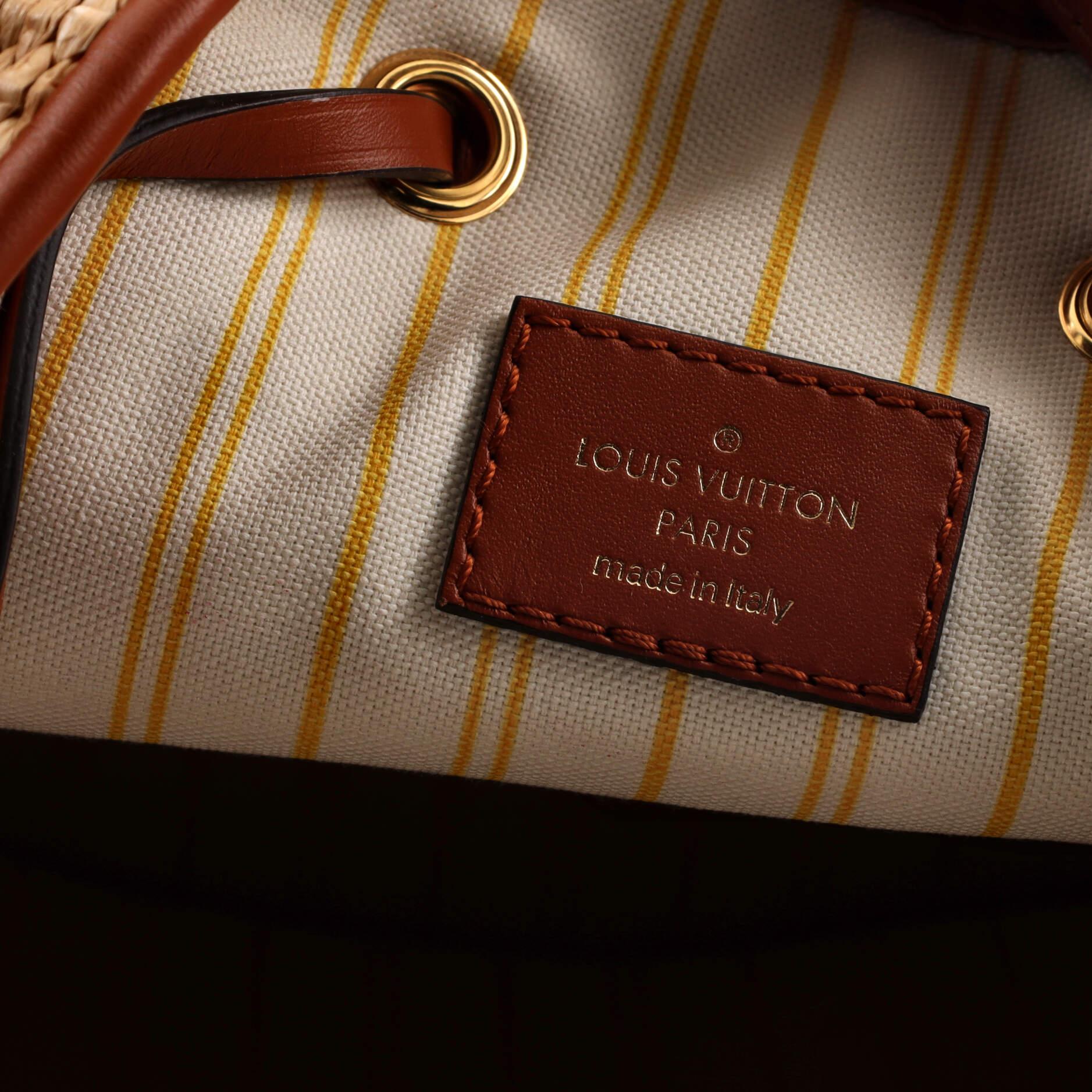 Louis Vuitton NeoNoe Handbag Monogram Raffia MM 2