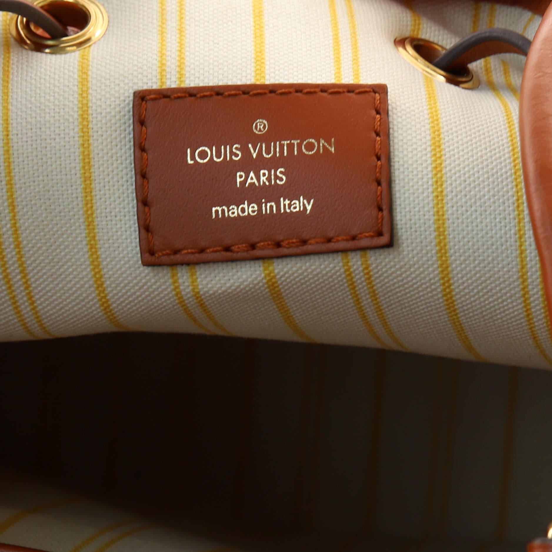 Women's or Men's Louis Vuitton NeoNoe Handbag Monogram Raffia MM