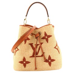 Louis Vuitton NeoNoe Handbag Monogram Raffia MM