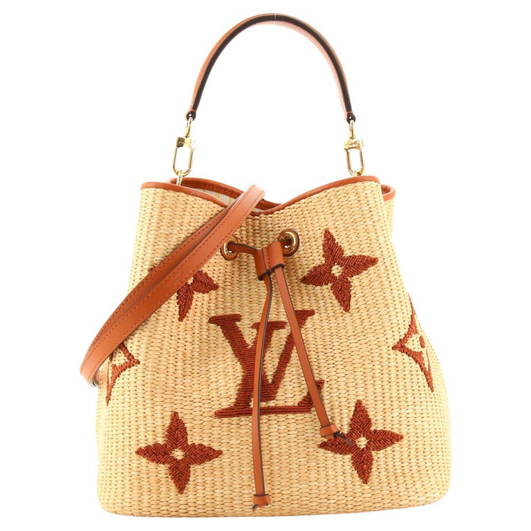 Louis Vuitton, Bags, Sold Louis Vuitton Raffia Neonoe Mm Bag