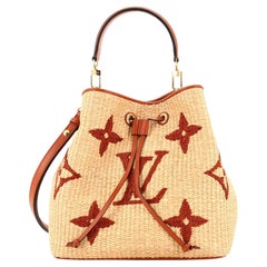 Louis Vuitton NeoNoe Handbag Monogram Raffia MM