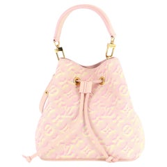 Louis Vuitton Stardust Neonoe & Drawstring Bag Mini Pink Monogram  Empreinte NEW