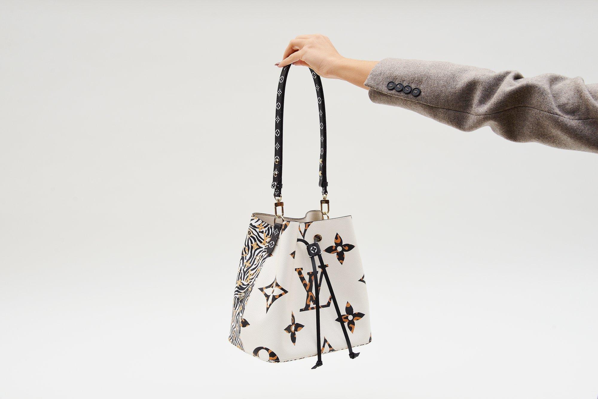 Beige Louis Vuitton Neonoe Jungle collection 2019 NEW Full Set