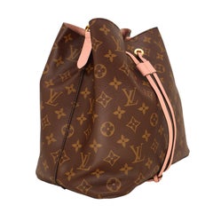 Louis Vuitton “NéoNoé” Monogram Rose Poudre Leather Shoulder Bucket Bag, 2017.