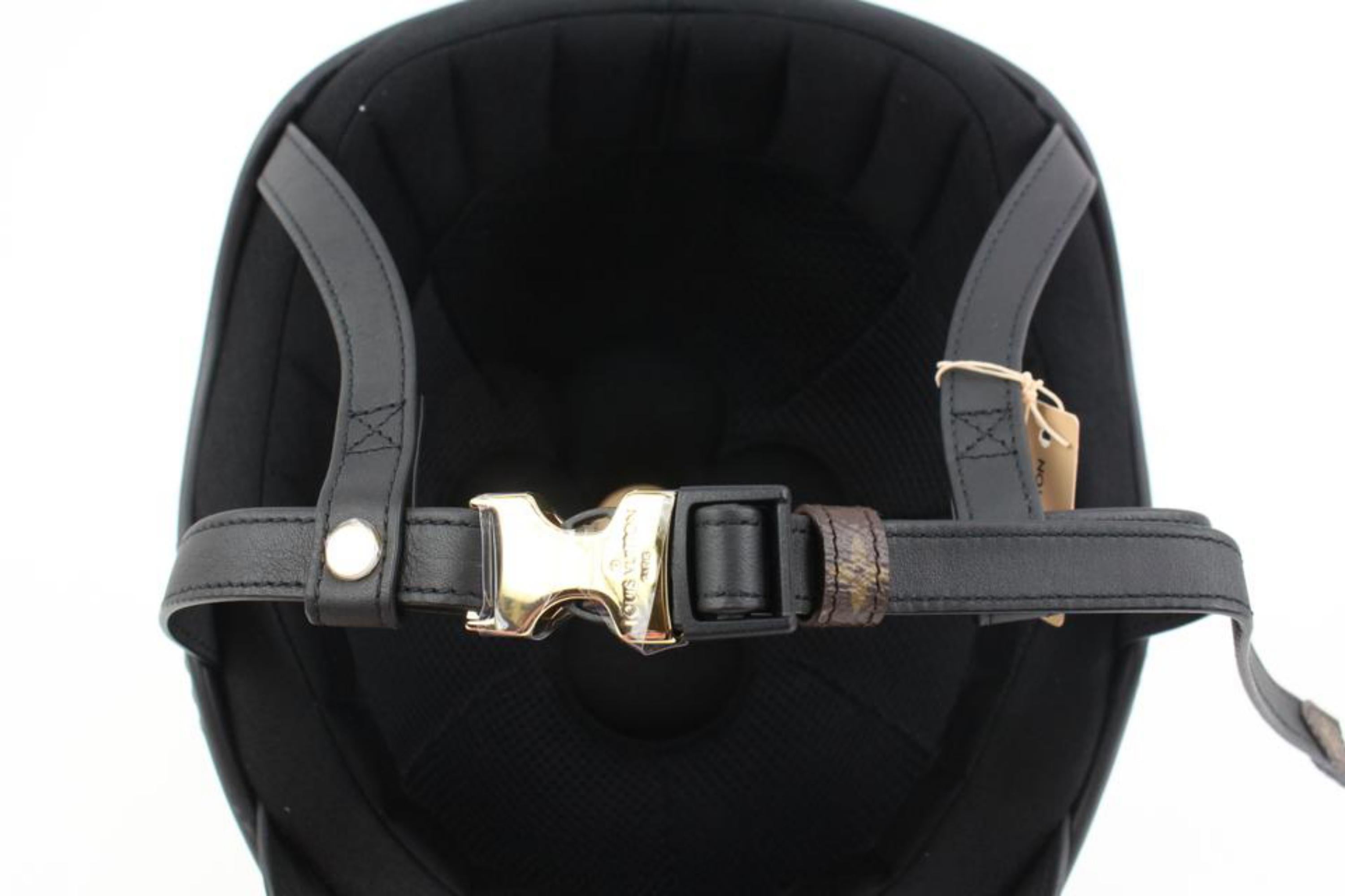 Casco da bicicletta Louis Vuitton Neutro LV Fleur Logo PM 62lk322s In condizioni Nuovo in vendita a Dix hills, NY