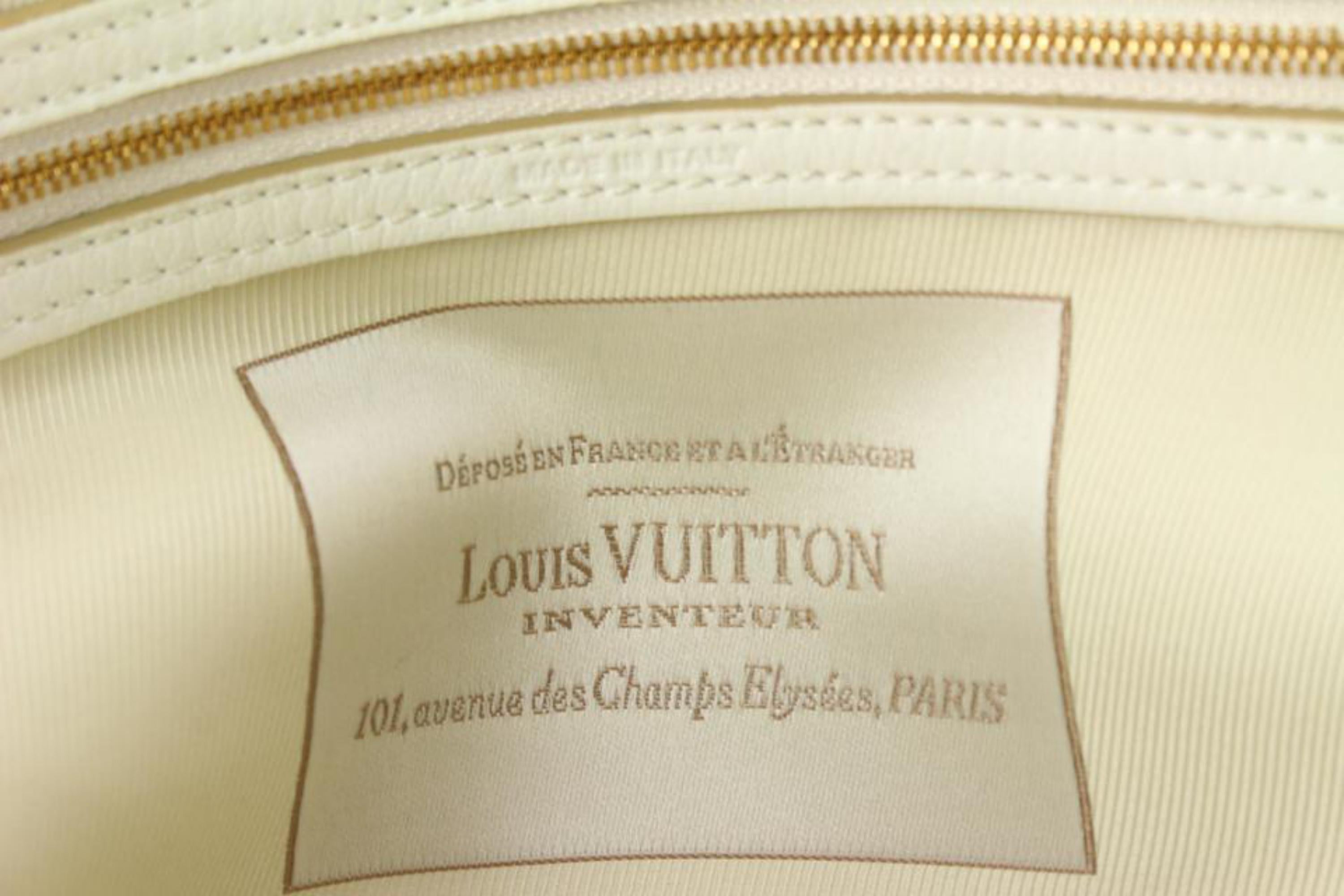 Louis Vuitton Neutral Monogram Sabbia MM Tote 3L26a For Sale 5