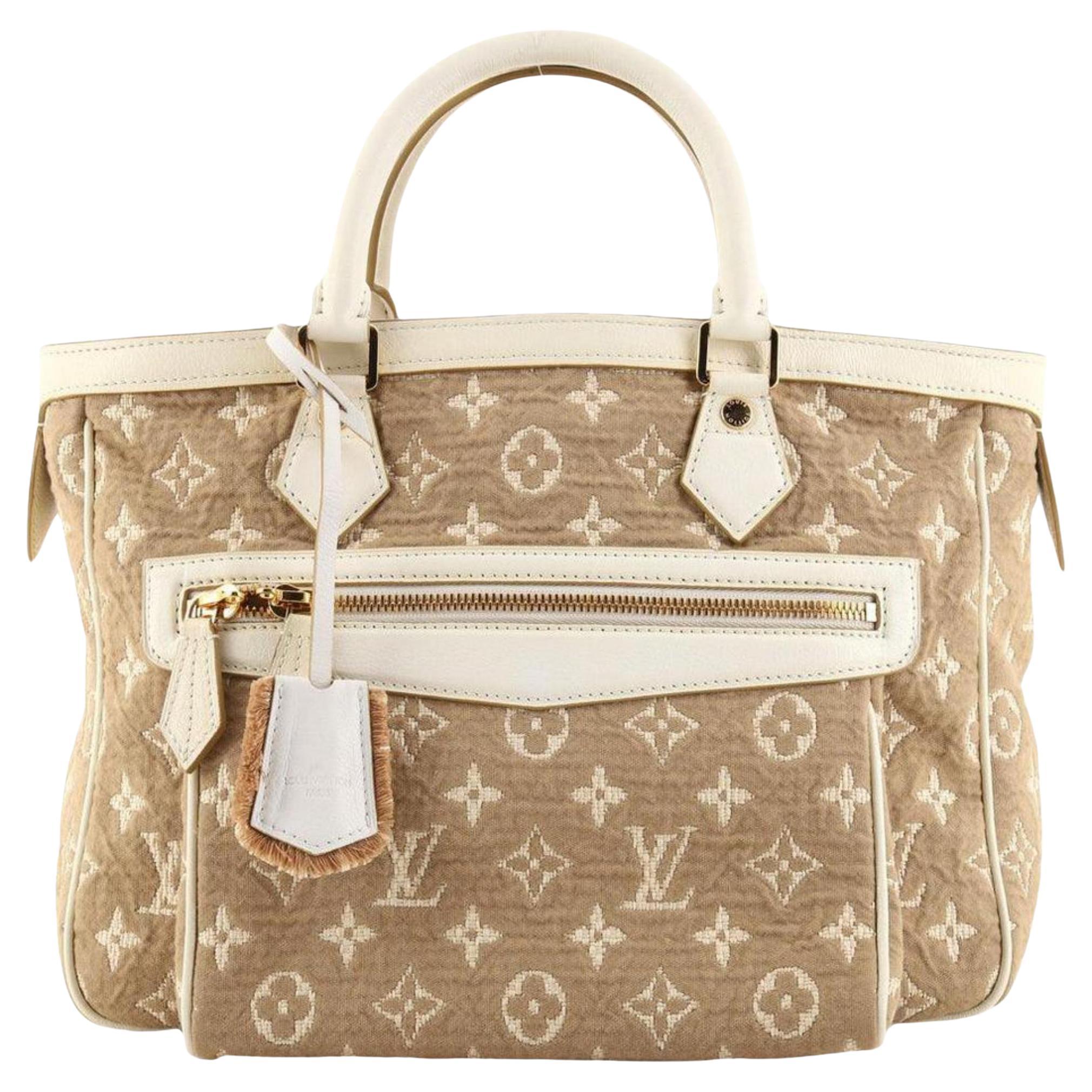 Louis Vuitton Olive Khaki Monogram Mini Lin Alma Haute Bag Tall 3LVL1223