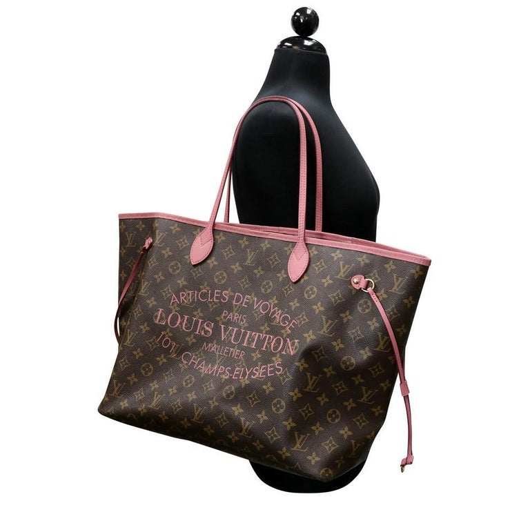 Louis Vuitton Neverfull Articles De Voyage GM Rose Velours Tote  LV-B0910P-0002 at 1stDibs