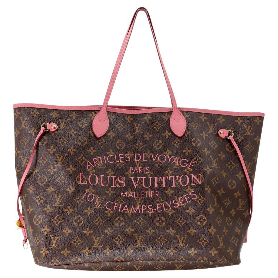 Louis Vuitton Neverfull Articles De Voyage GM Rose Velours Tote LV-B0910P-0002