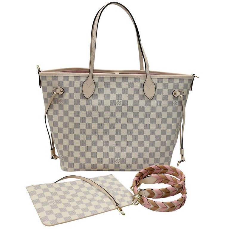 Louis Vuitton Neverfull Azur 2022 Braided Cross Strap Damier Tote LV-B0330P-A001  at 1stDibs  lv neverfull braided strap, louis vuitton neverfull shoulder  strap, louis vuitton braided neverfull
