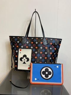 Louis Vuitton Neverfull bag, limited edition Game On, Cruise 2021 collection.