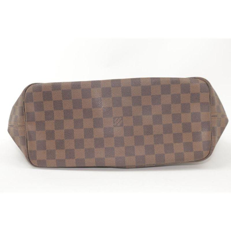 Louis Vuitton Neverfull Damier Ebene Mm 3lk0319 Brown Coated Canvas Tote For Sale 4
