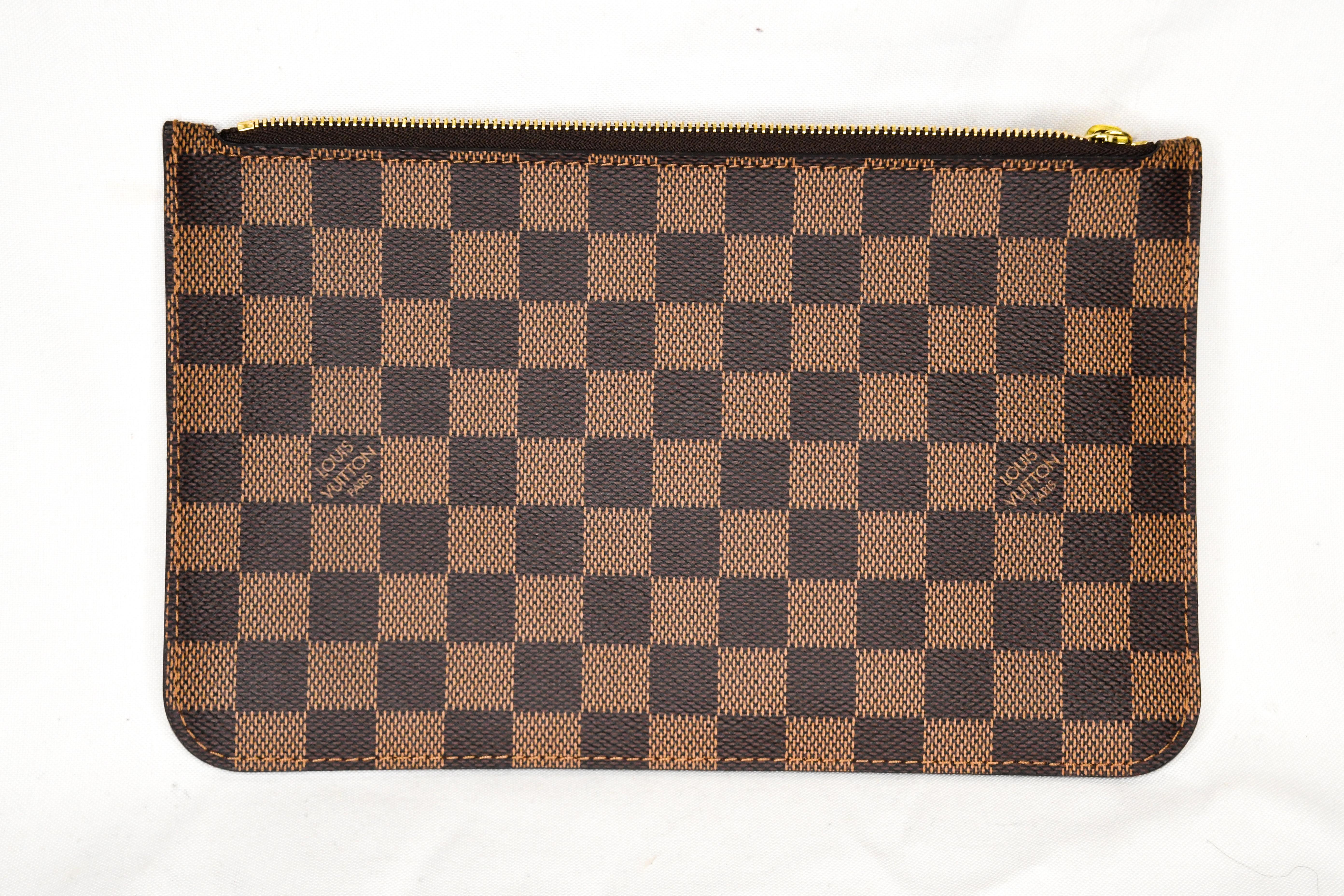 Louis Vuitton Neverfull Damier Ebene MM With Pouch  7