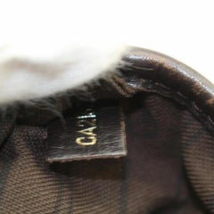 Louis Vuitton Neverfull Ebene Monogram Mini Lin Mm 869663 Brown Canvas Tote