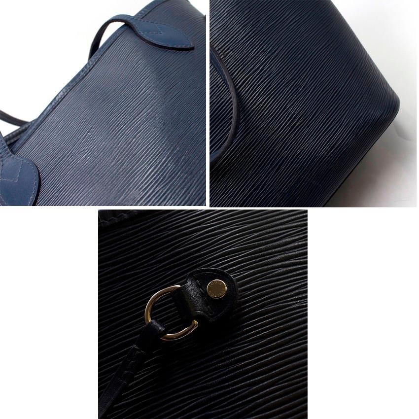 Louis Vuitton Neverfull Epi Leather Navy Bag 3