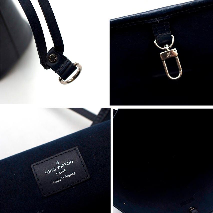 Louis Vuitton Neverfull Epi Leather Navy Bag 4