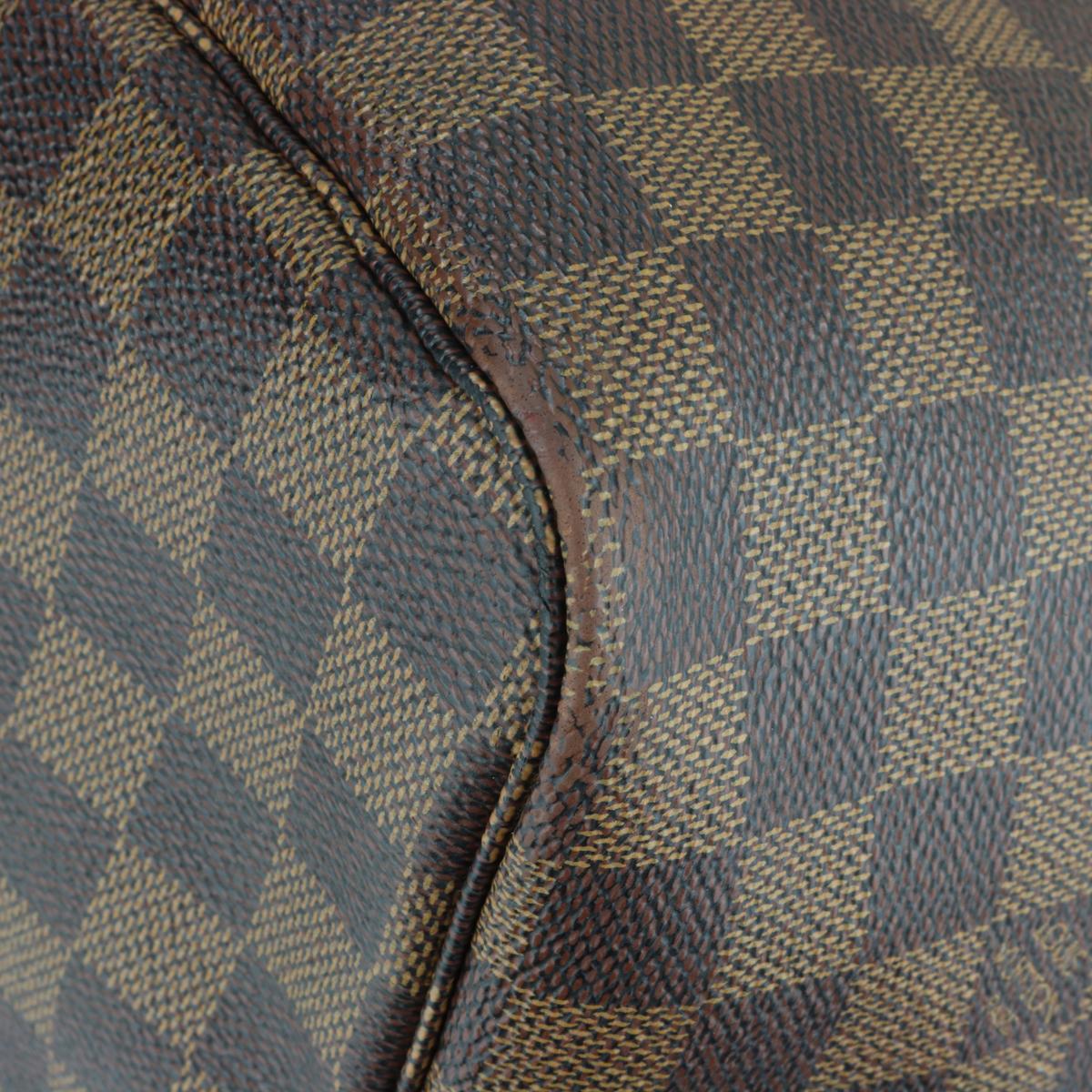 Louis Vuitton Neverfull GM Bag in Damier Ebène with Cherry Red Interior 2013 6