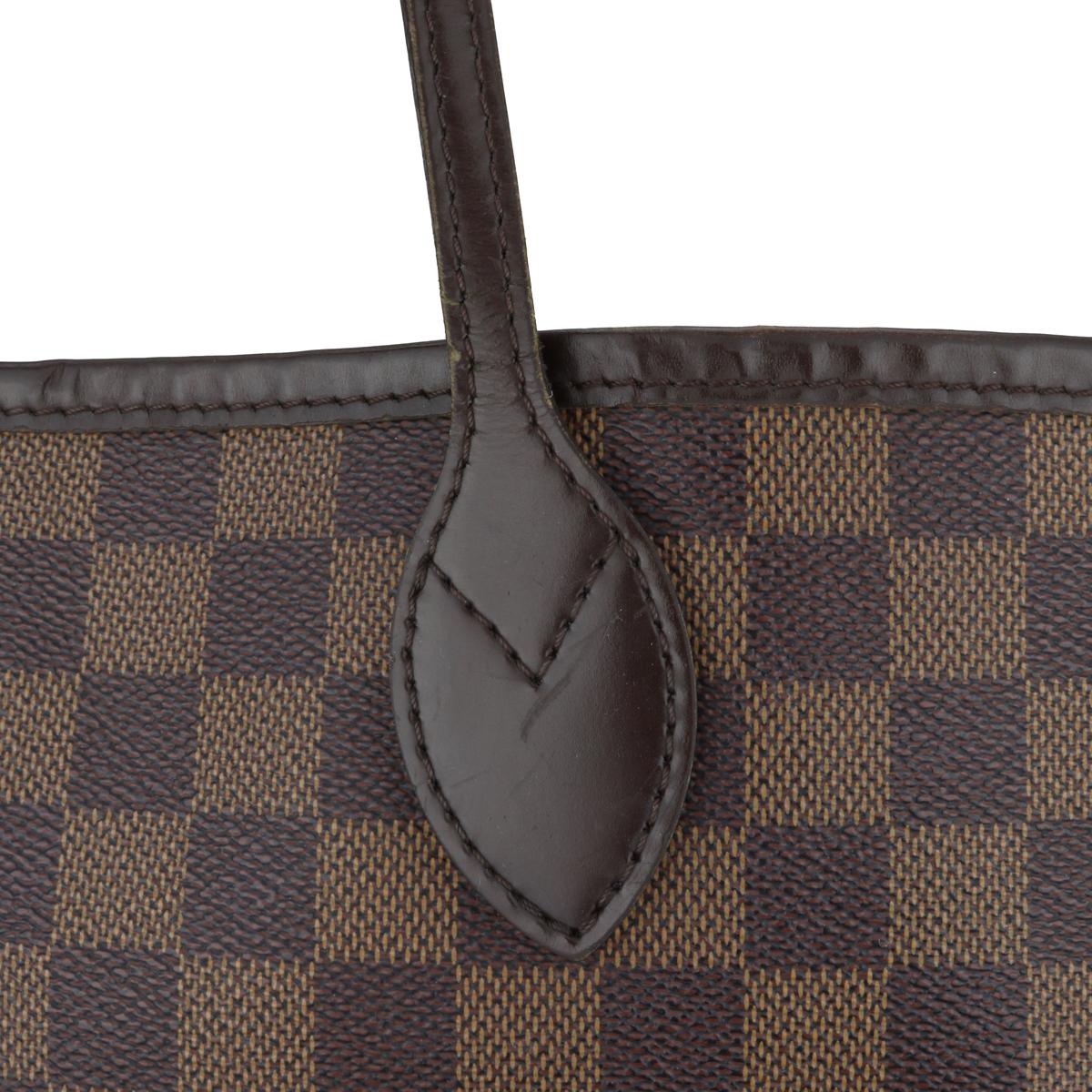 Louis Vuitton Neverfull GM Bag in Damier Ebène with Cherry Red Interior 2013 8
