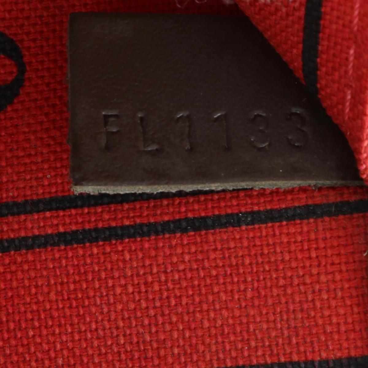 Louis Vuitton Neverfull GM Bag in Damier Ebène with Cherry Red Interior 2013 15