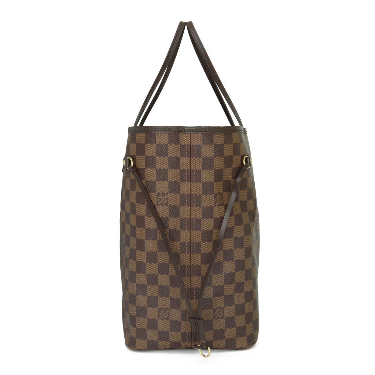 Louis Vuitton Neverfull GM Bag in Damier Ebène with Cherry Red Interior 2013 In Good Condition In Huddersfield, GB