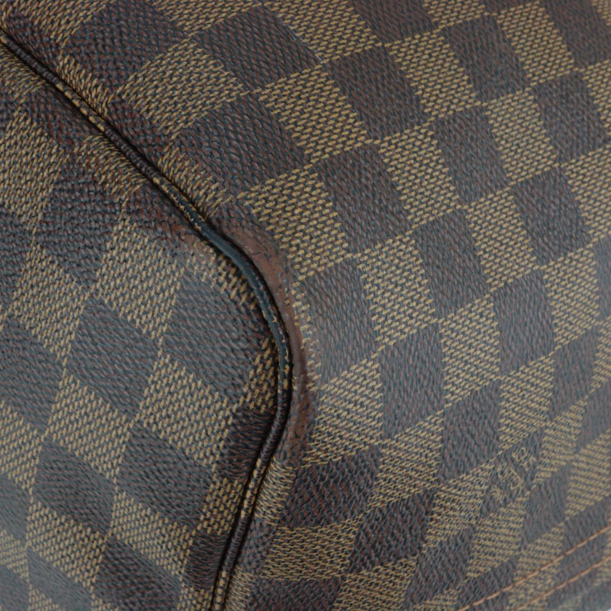 Louis Vuitton Neverfull GM Bag in Damier Ebène with Cherry Red Interior 2013 4