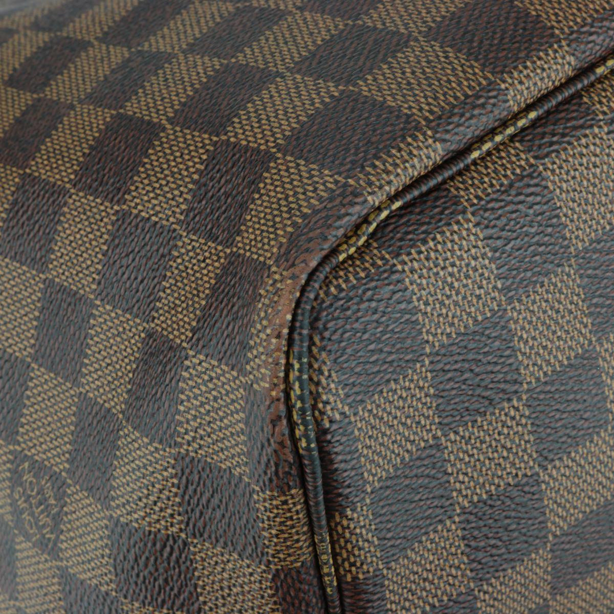 Louis Vuitton Neverfull GM Bag in Damier Ebène with Cherry Red Interior 2015 5