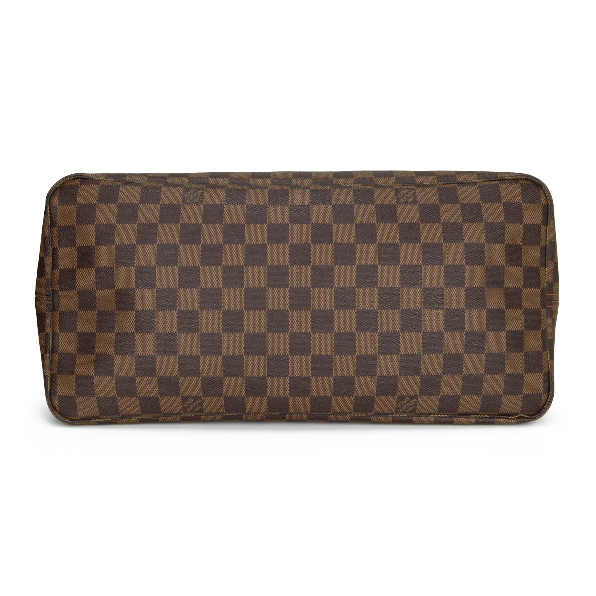 Louis Vuitton Neverfull GM Bag in Damier Ebène with Cherry Red Interior 2015 2