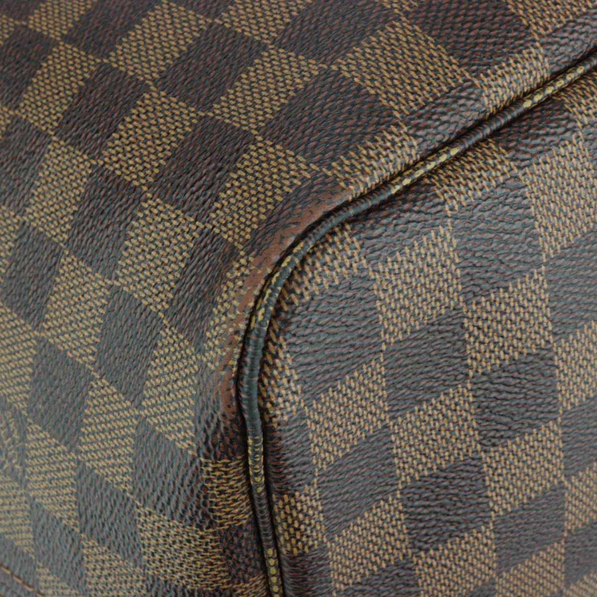 Louis Vuitton Neverfull GM Bag in Damier Ebène with Cherry Red Interior 2015 3