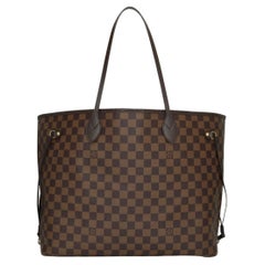 Louis Vuitton Neverfull GM Bag in Damier Ebène with Cherry Red Interior 2015