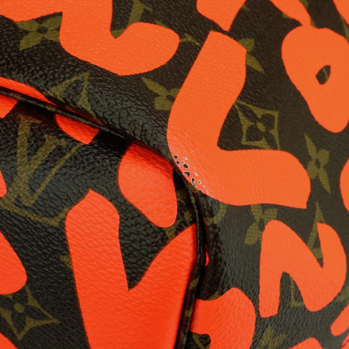 Louis Vuitton Neverfull GM Bag in Monogram Graffiti with Orange Interior 2009 6