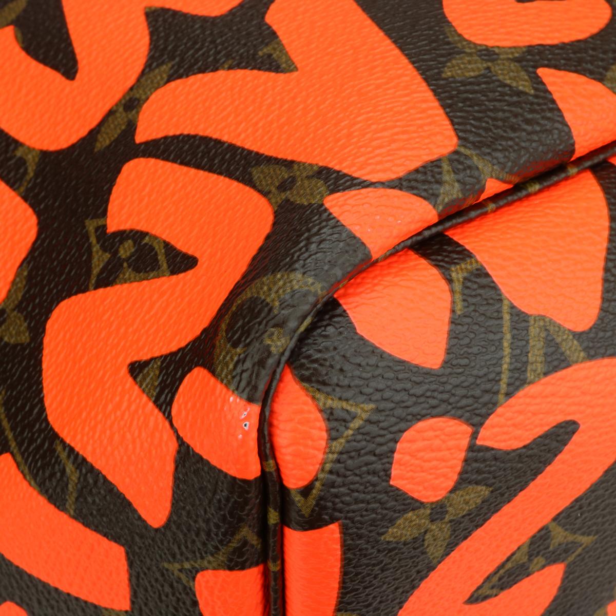 Louis Vuitton Neverfull GM Bag in Monogram Graffiti with Orange Interior 2009 7