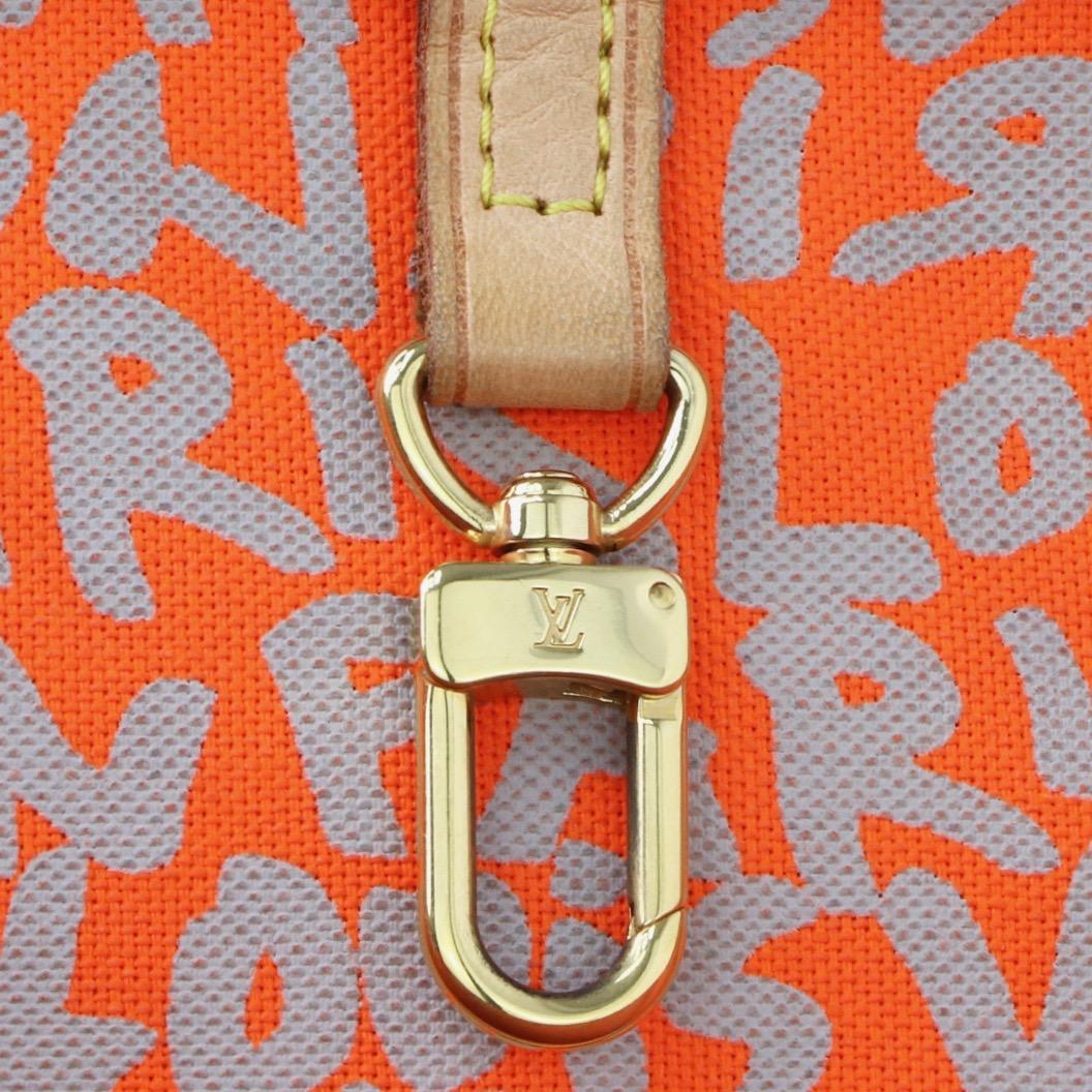 Louis Vuitton Neverfull GM Bag in Monogram Graffiti with Orange Interior 2009 13