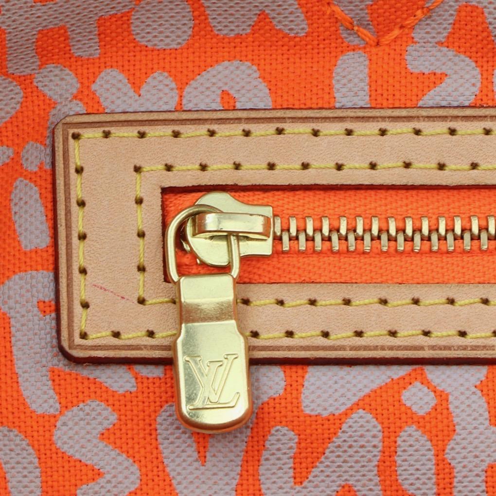 Louis Vuitton Neverfull GM Bag in Monogram Graffiti with Orange Interior 2009 14