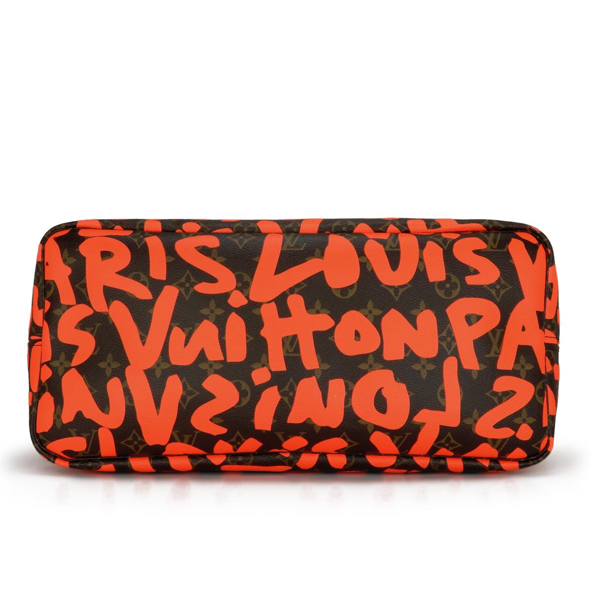 Louis Vuitton Neverfull GM Bag in Monogram Graffiti with Orange Interior 2009 4