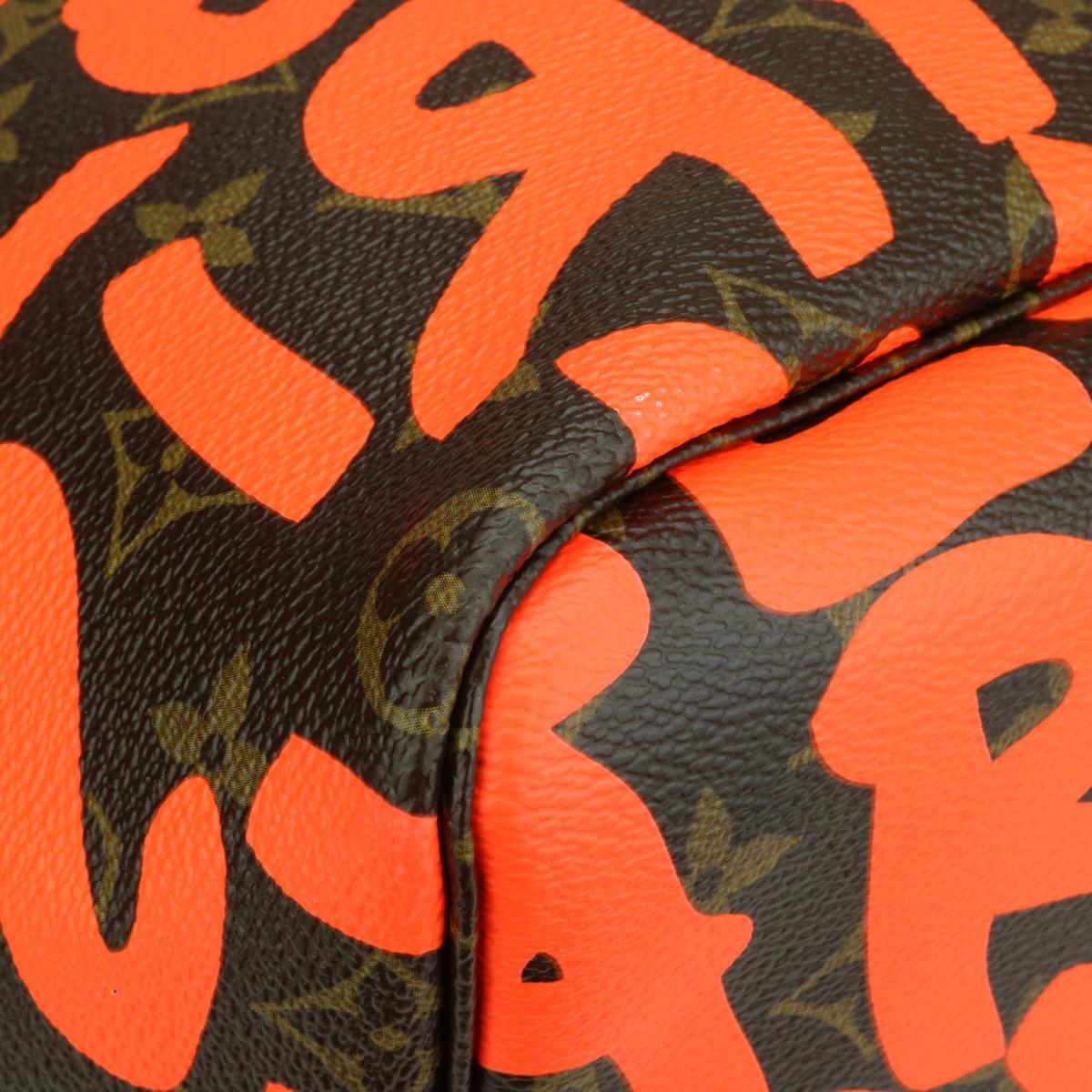 Louis Vuitton Neverfull GM Bag in Monogram Graffiti with Orange Interior 2009 5