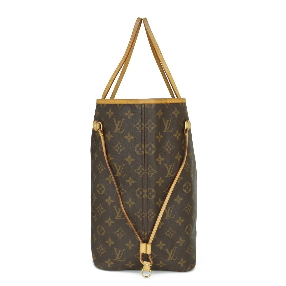 Louis Vuitton Neverfull GM Bag in Monogram with Beige Interior 2008 In Good Condition In Huddersfield, GB