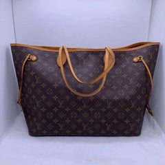 Louis Vuitton Neverfull GM Brown Monogram Canvas Casual Shopping Tote
