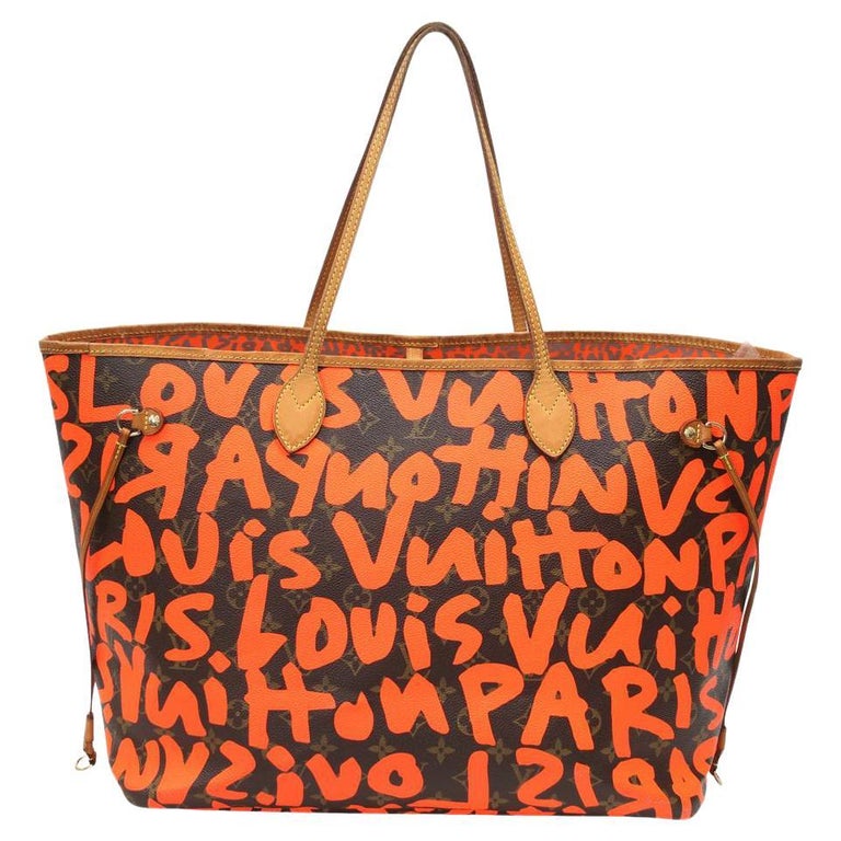 LOUIS VUITTON Limited Edition Orange Stephen Sprouse Graffiti Neverful