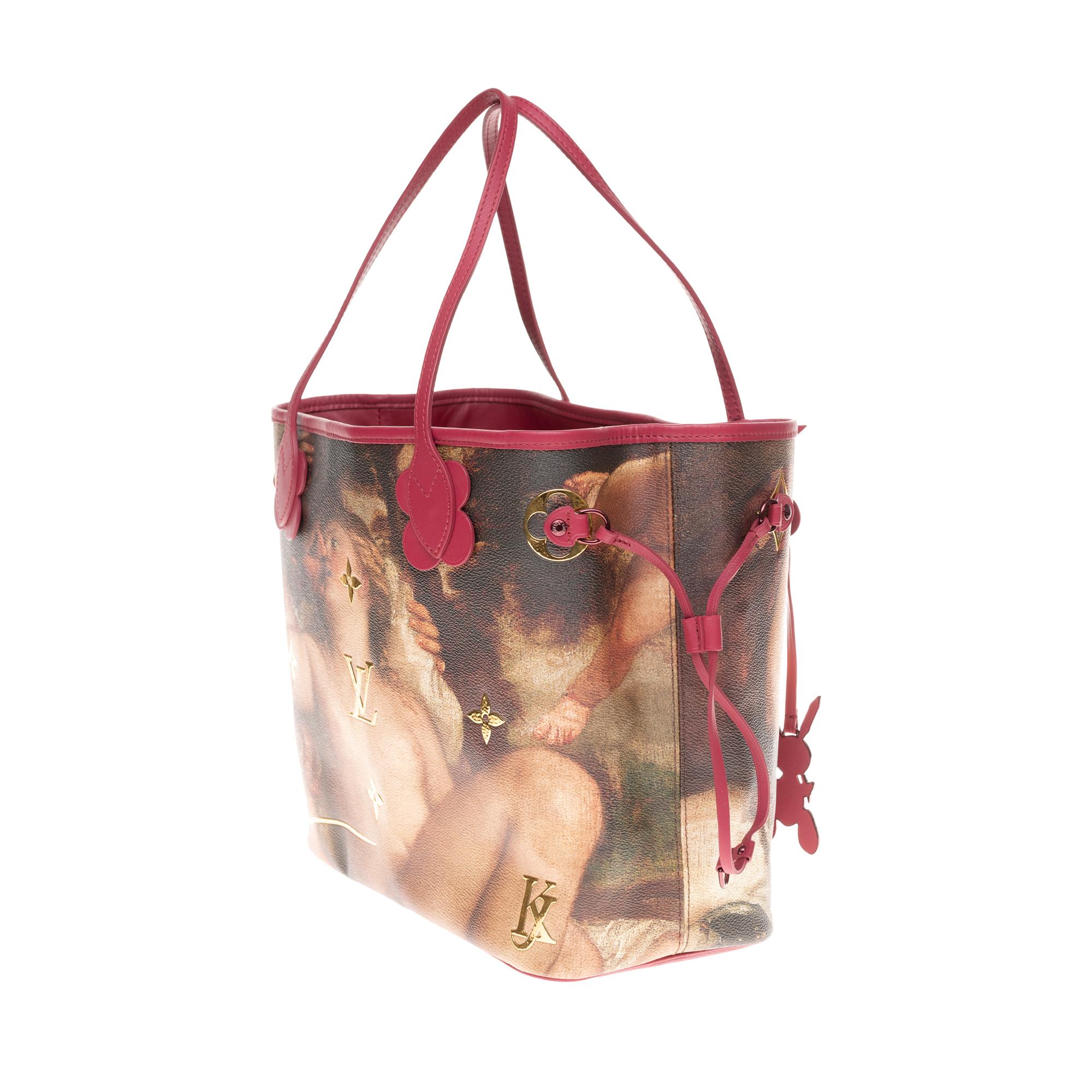 Women's Louis Vuitton Neverfull handbag limited edition  Titian by Jeff Koons 