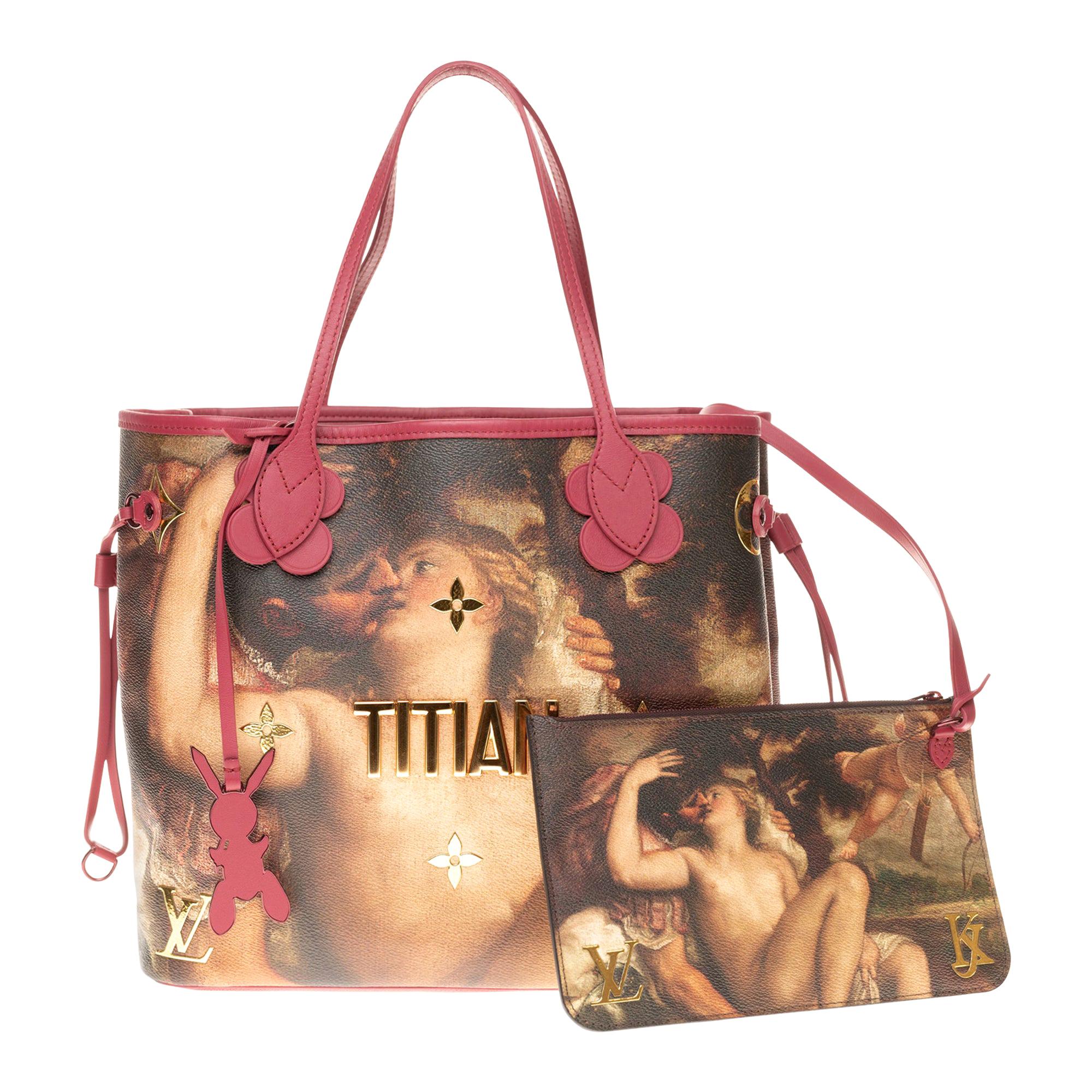 Louis Vuitton Neverfull handbag limited edition  Titian by Jeff Koons 