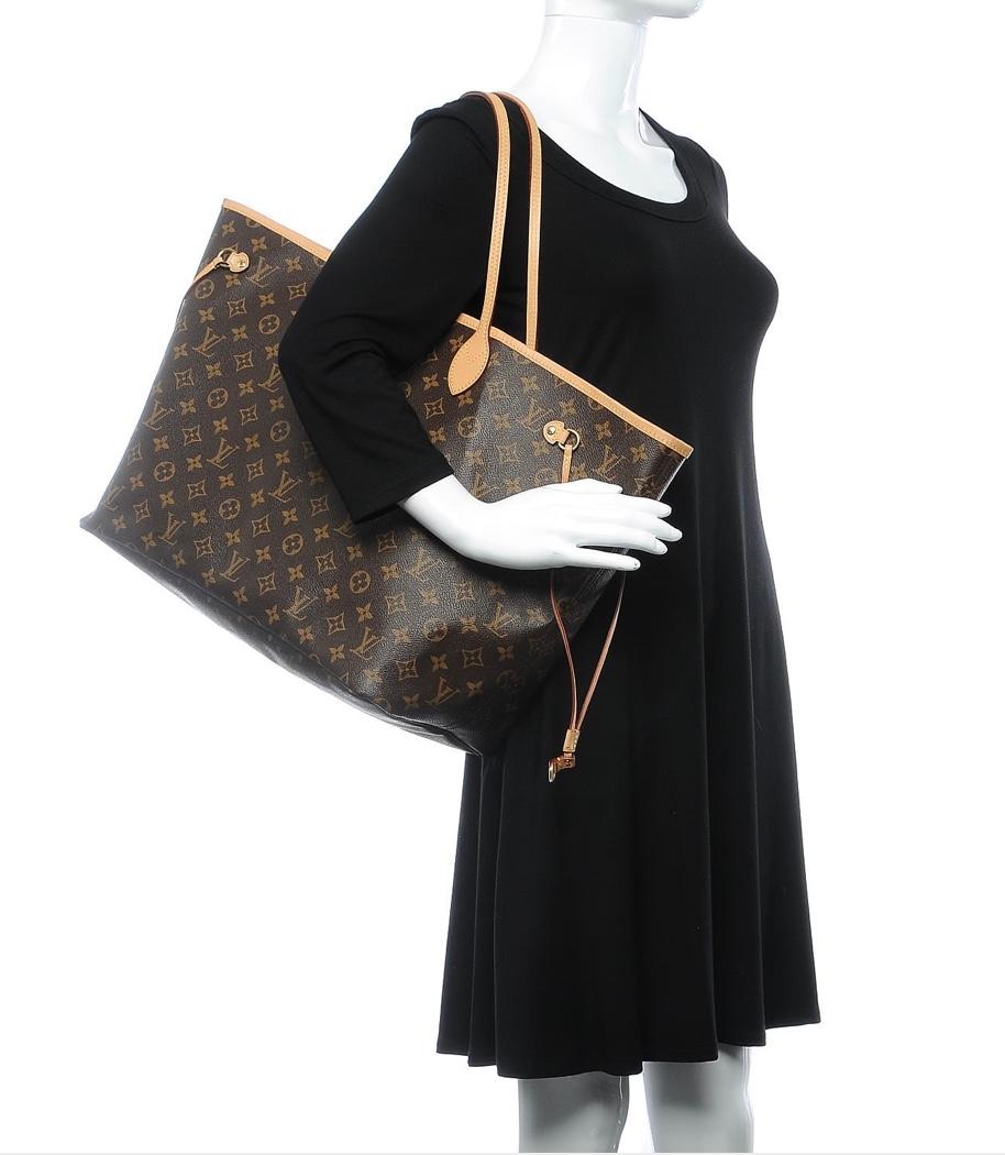 LOUIS VUITTON  Neverfull Huge Shoulder Bag Monogram  Neverfull GM Beige 4