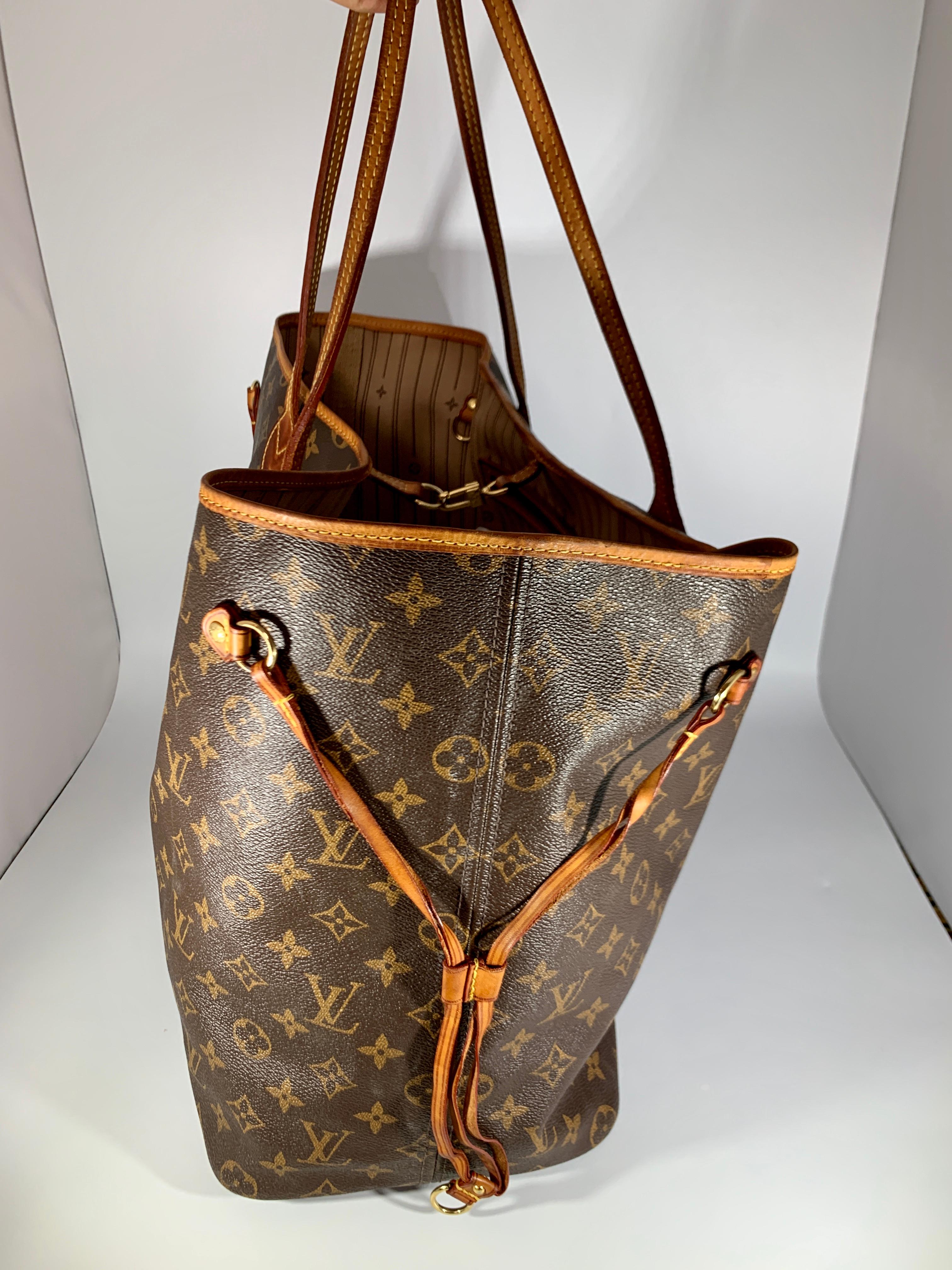 Women's LOUIS VUITTON  Neverfull Huge Shoulder Bag Monogram  Neverfull GM Beige