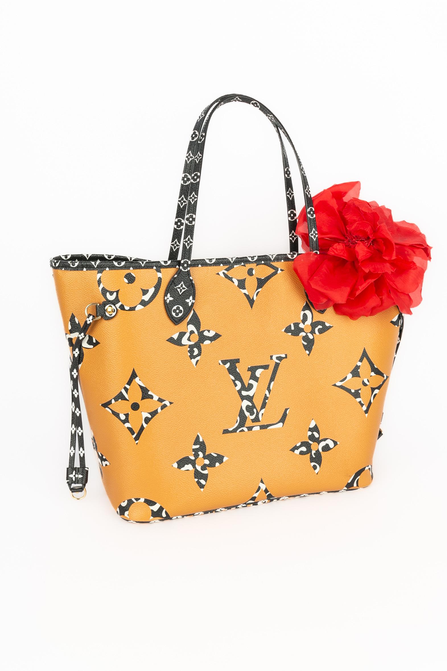 Orange Louis Vuitton Neverfull Jungle bag 2019 limited edition For Sale