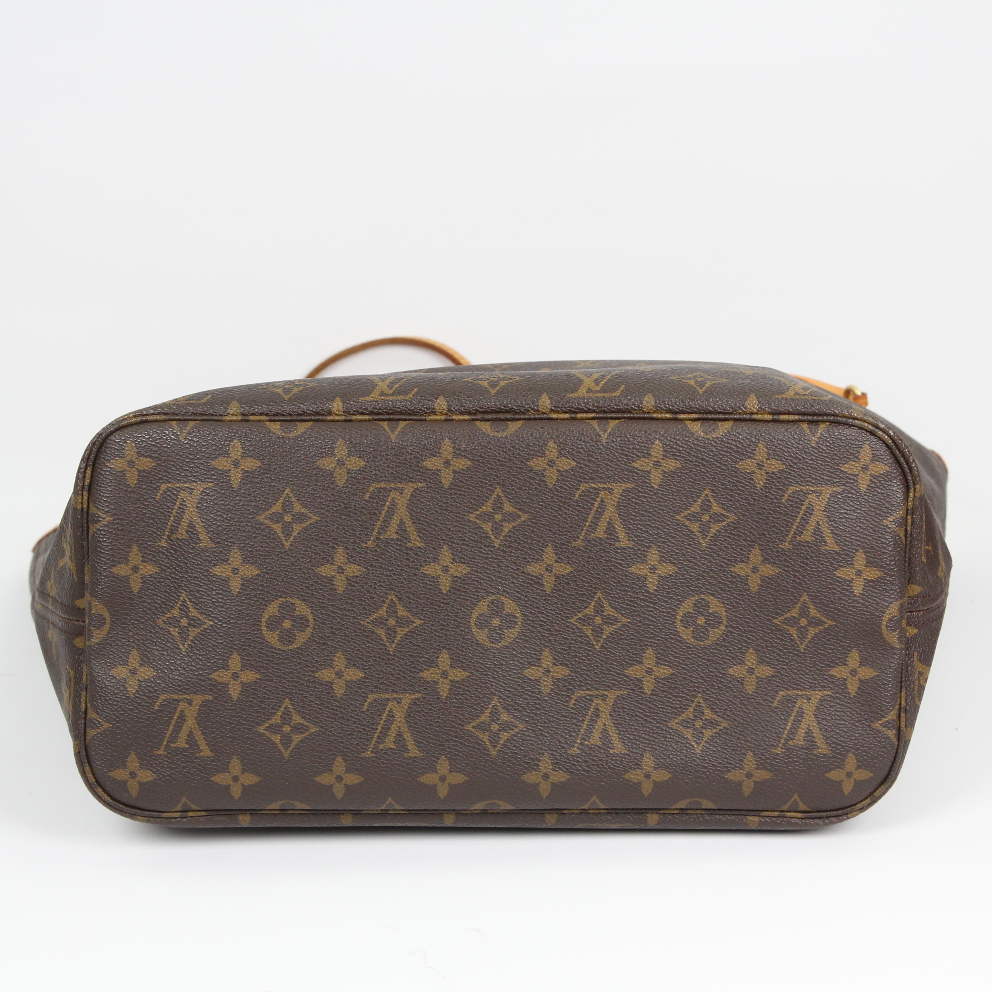 Louis Vuitton Neverfull leather tote For Sale 6