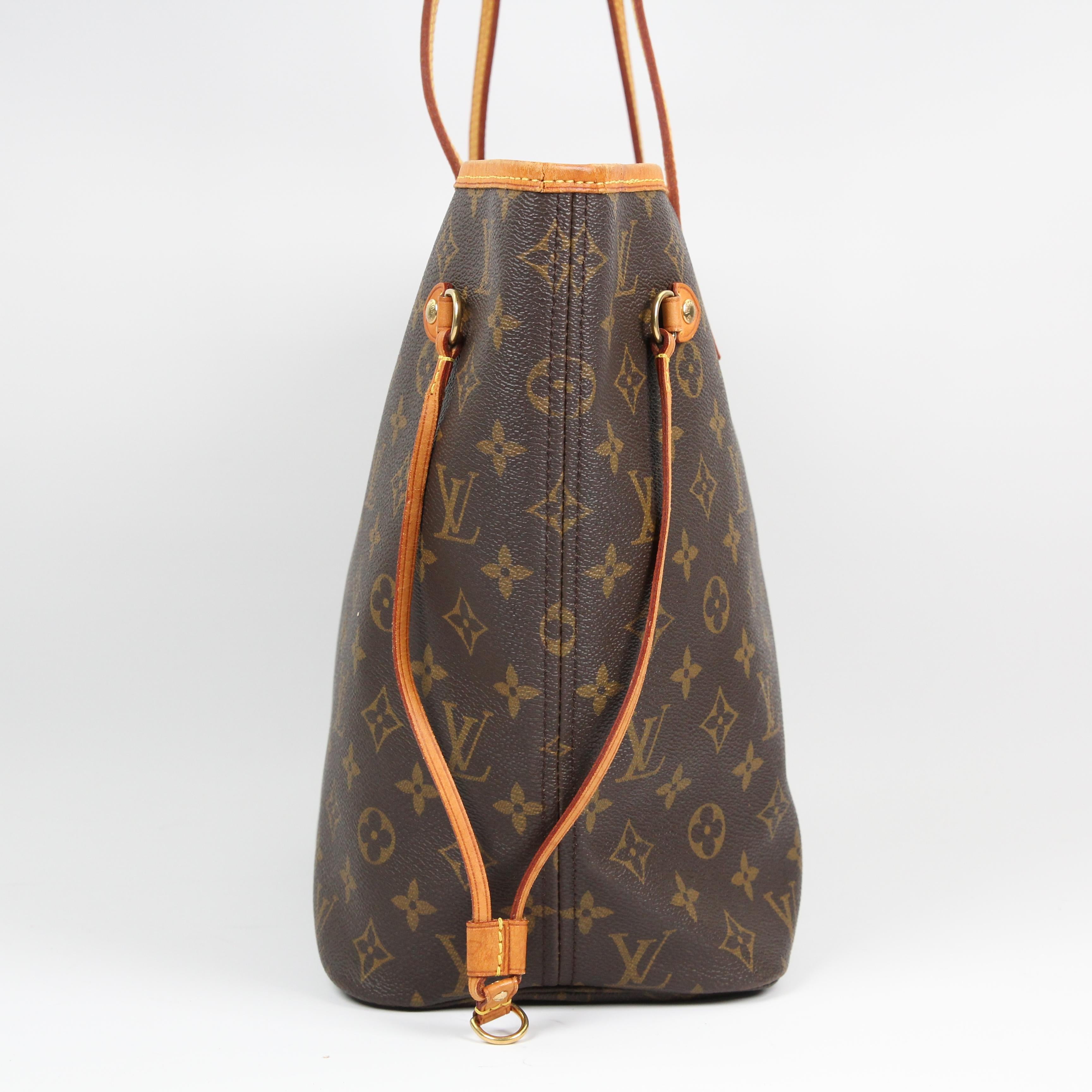 Louis Vuitton Neverfull leather tote For Sale 13