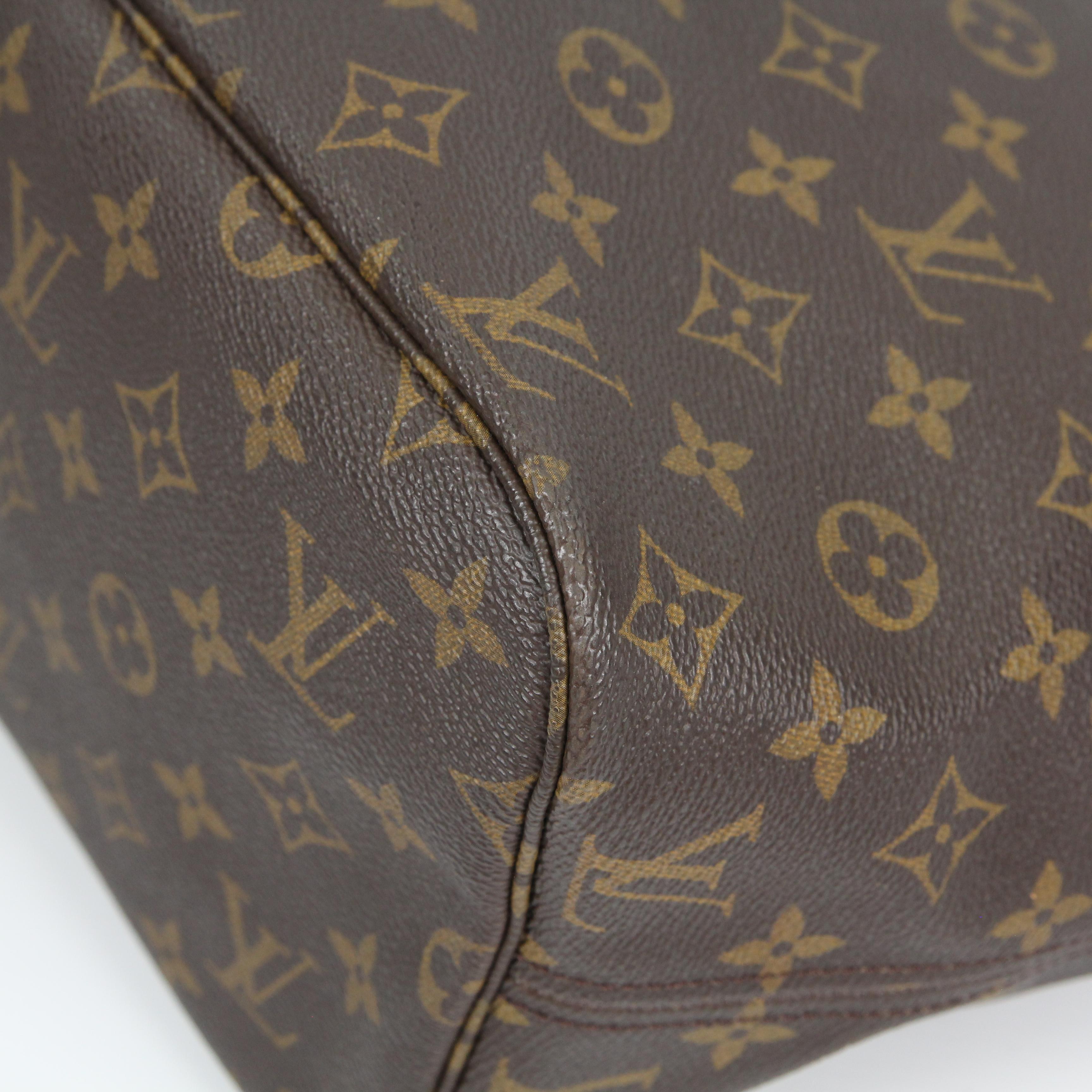 Louis Vuitton Neverfull leather tote For Sale 3