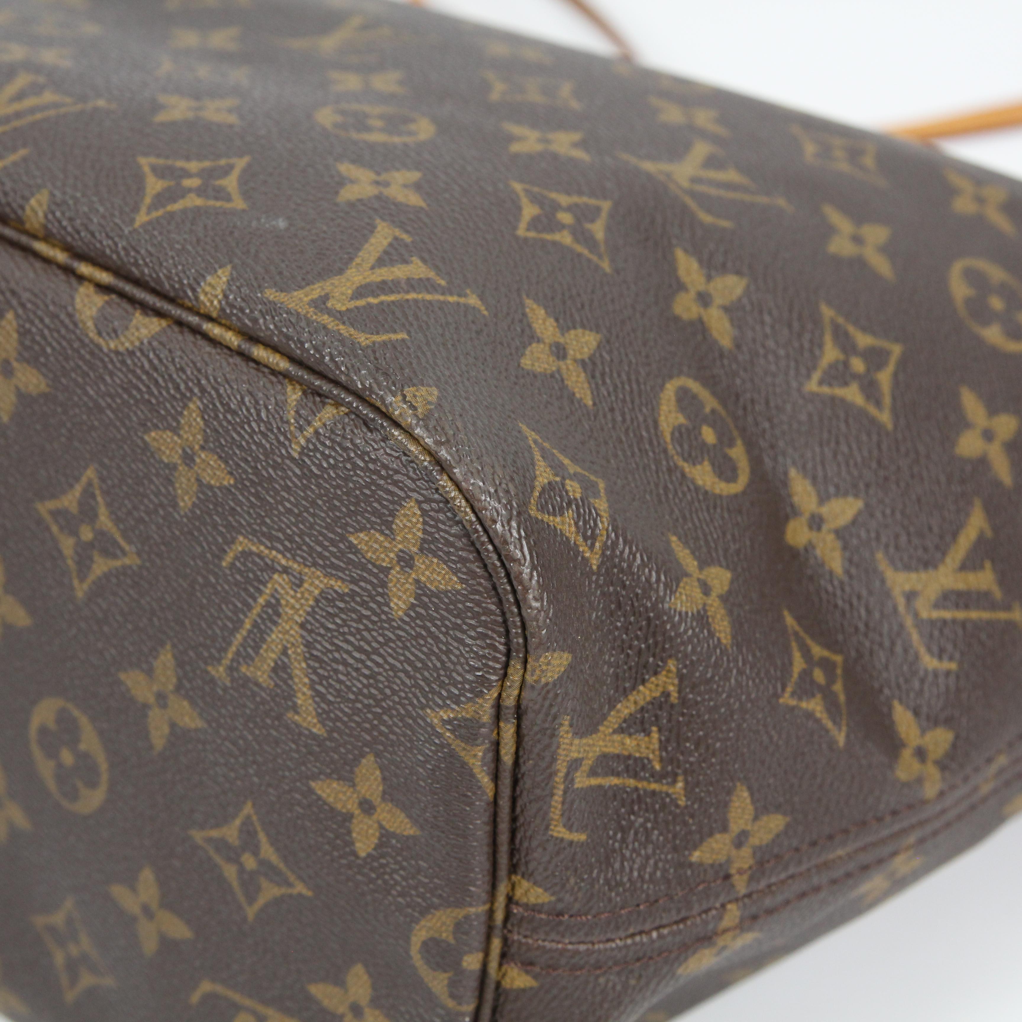 Louis Vuitton Neverfull leather tote For Sale 5