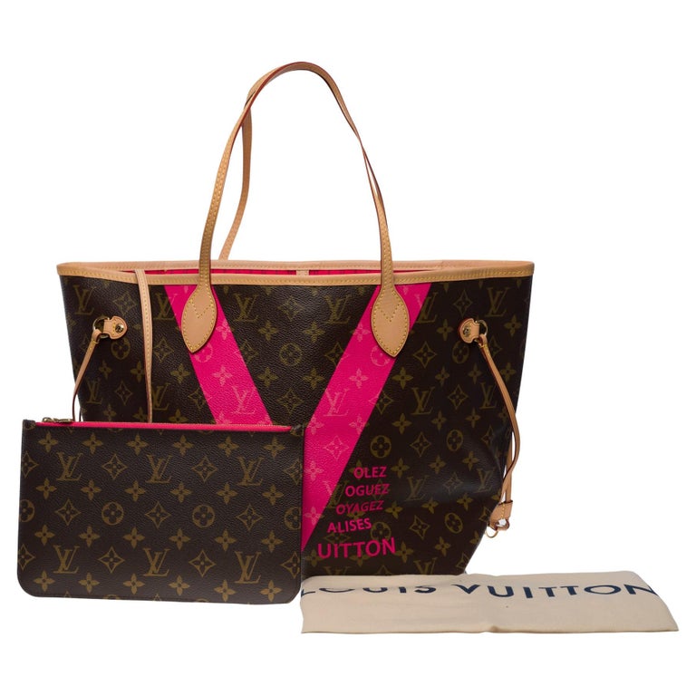 limited edition hot pink louis vuitton bag