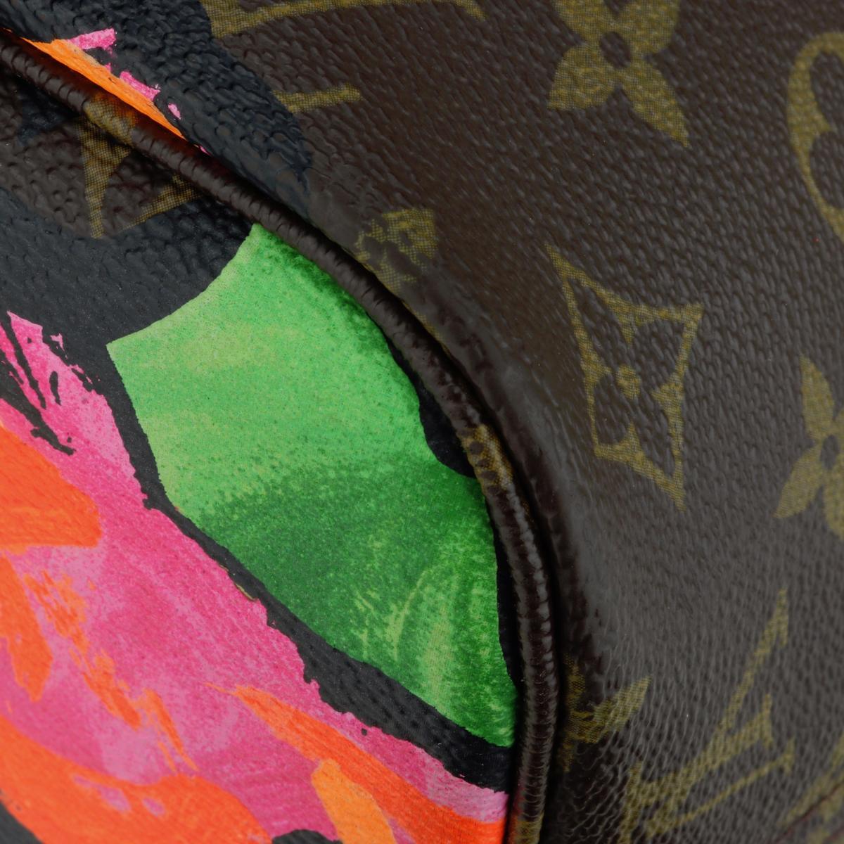 Louis Vuitton Neverfull MM Bag in Monogram Roses 2009 Limited Edition 5